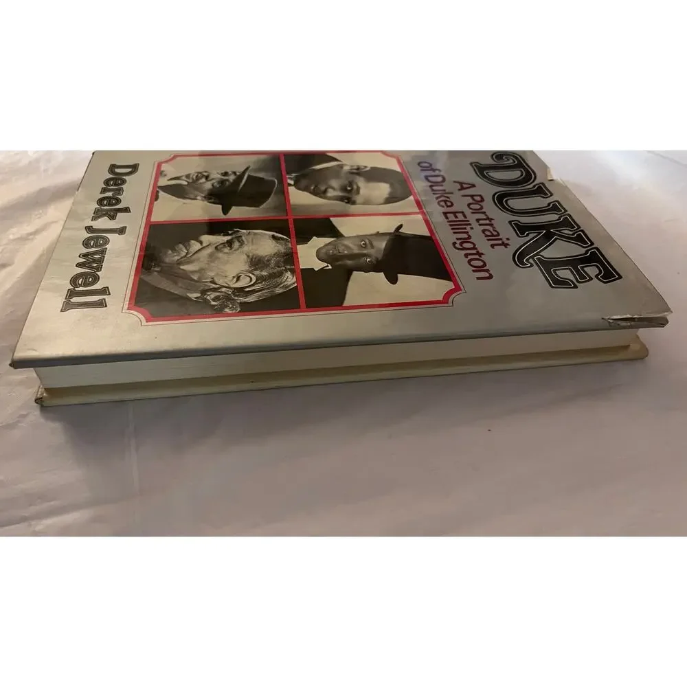 DUKE A Portrait of Duke Ellington by Derek Jewell Jazz Music Book Hardcover 1977